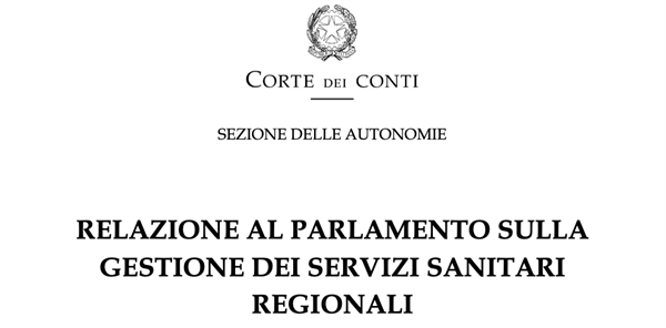 Gestione servizi regionali. Depositata Relazione Corte dei Conti esercizi 2022-2023