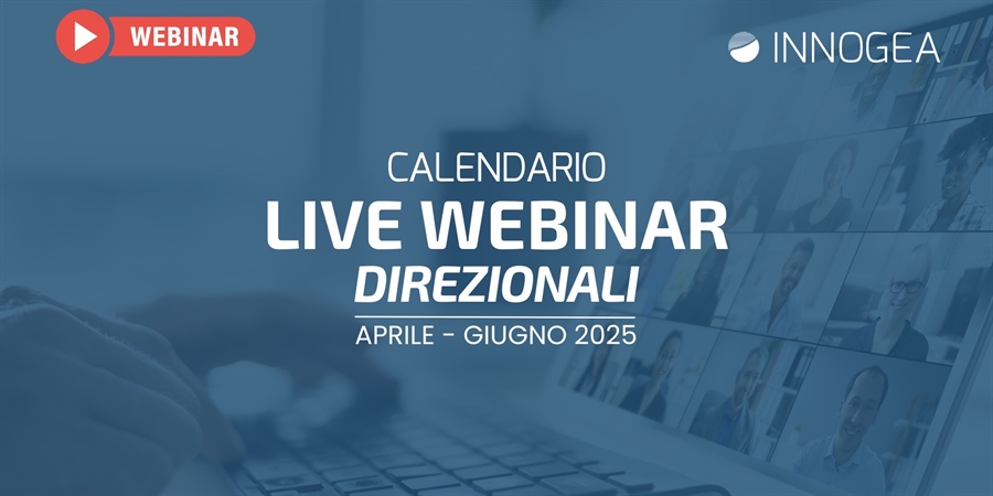 Innogea: Nuovo Calendario Live Webinar Direzionali