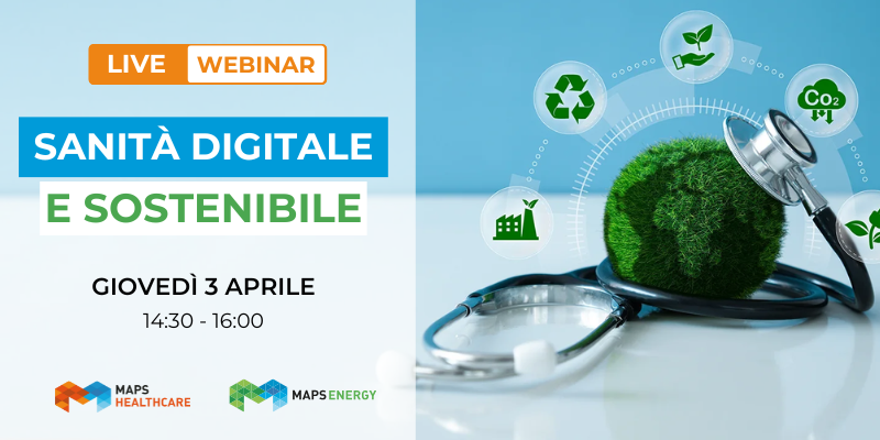 Webinar – “Sanità sostenibile: come ridurre i consumi e migliorare l’efficienza energetica con il Piano Transizione 5.0”, 3 aprile 2025 ore 14:30-16:00