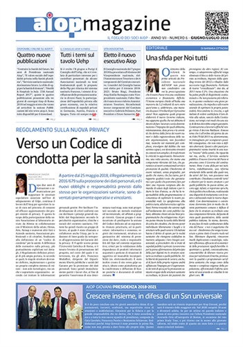 AiopMagazine n° 6 - giugno 2018