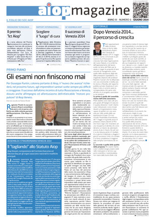 AiopMagazine n° 6 - giugno 2014